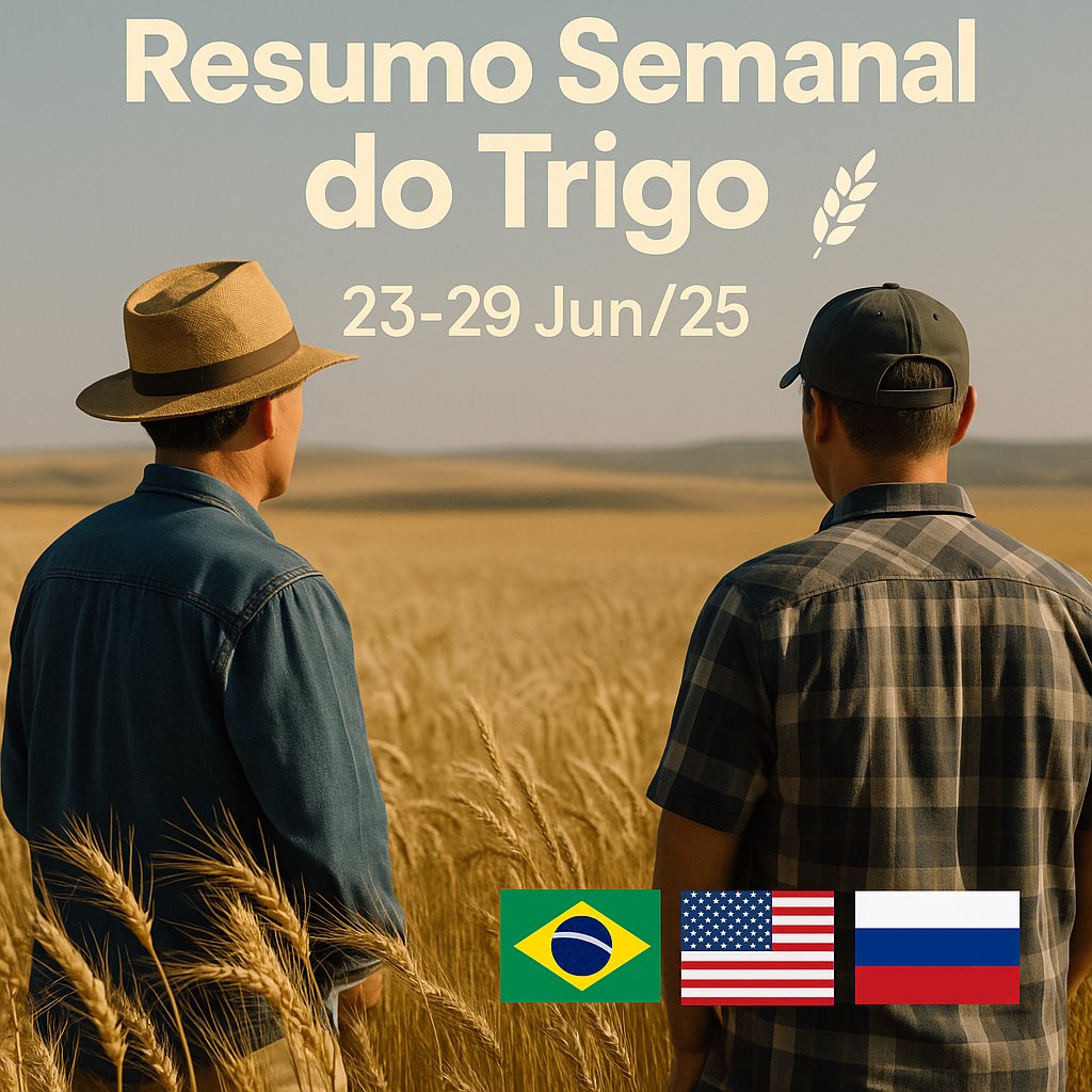 Panorama semanal do trigo (23–29 junho 2025)